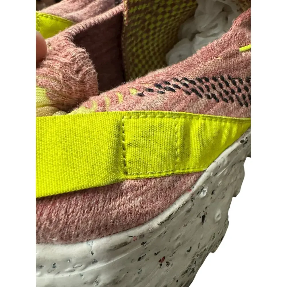 Nike Space Hippie 04 Lemon Venom Light Arctic Pink Sneakers Women’s 9.5